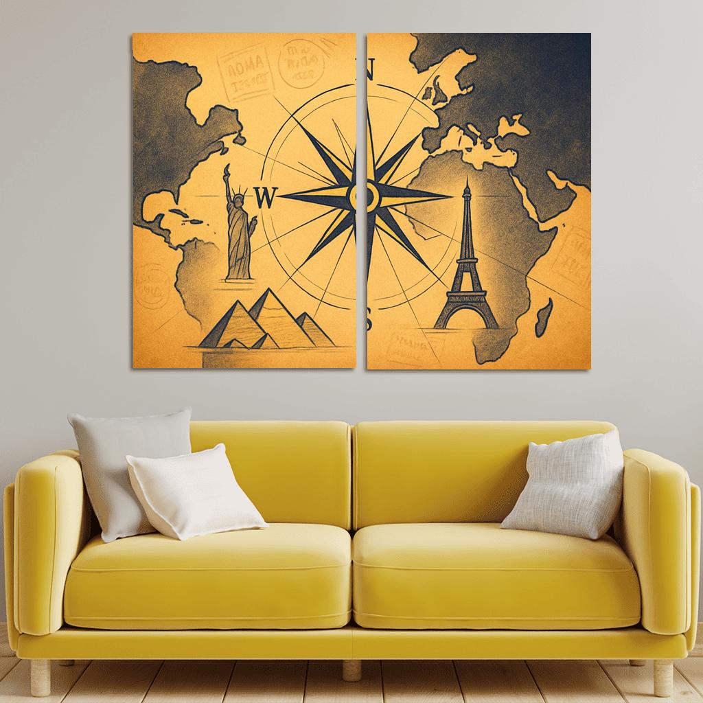 Compass Of Echoes wall decor