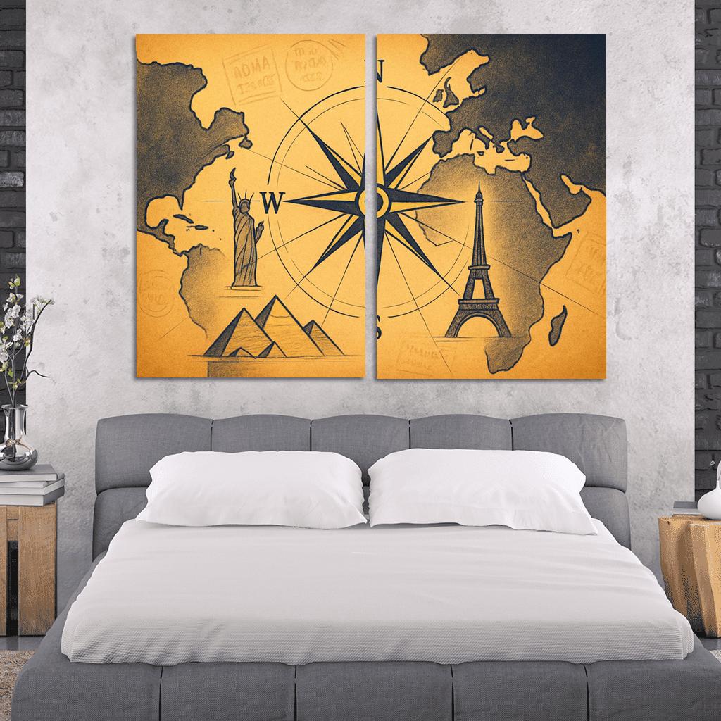 Compass Of Echoes wall decor