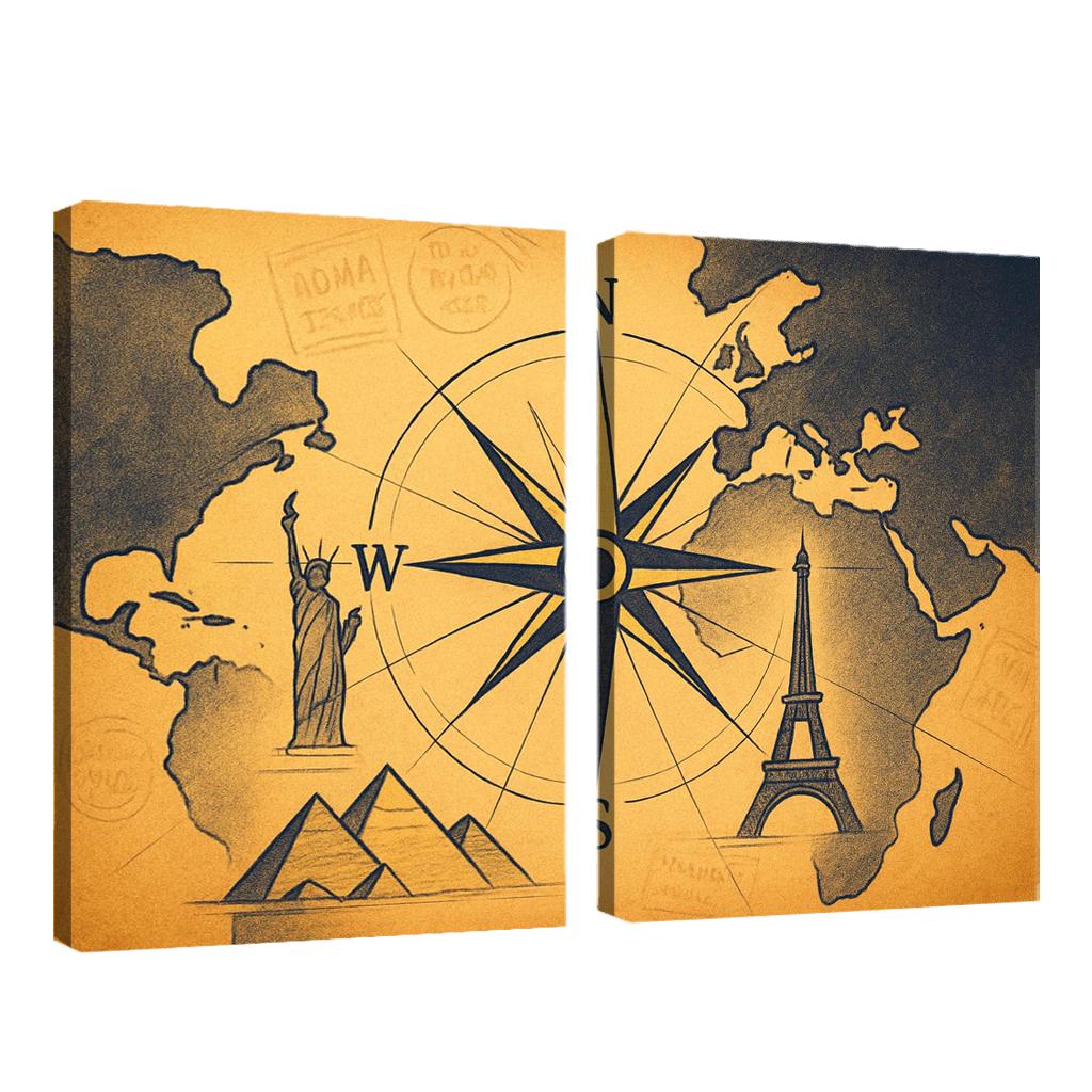 Compass Of Echoes wall decor