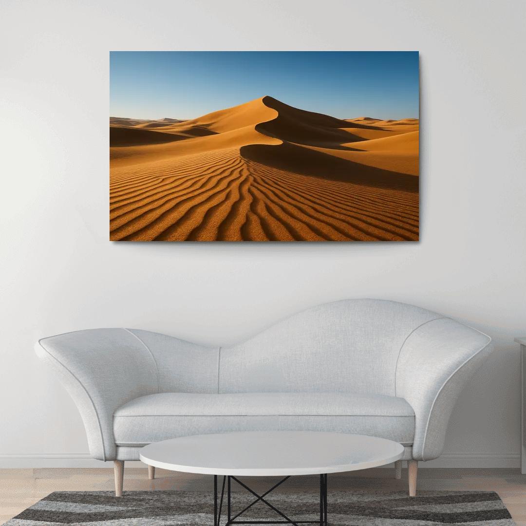 The Golden Dunes Of Silent Desert home decor