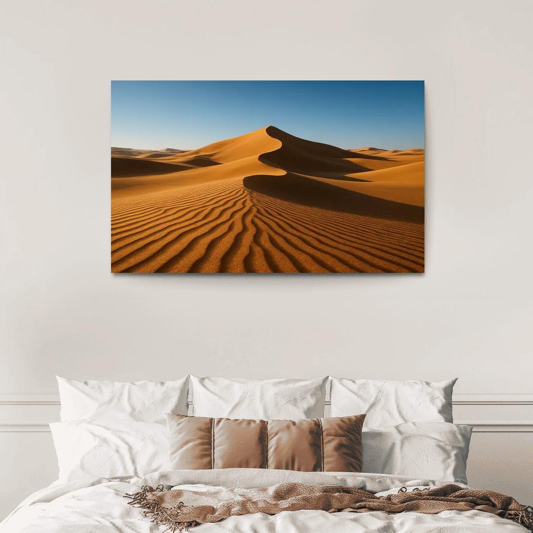 The Golden Dunes Of Silent Desert home decor