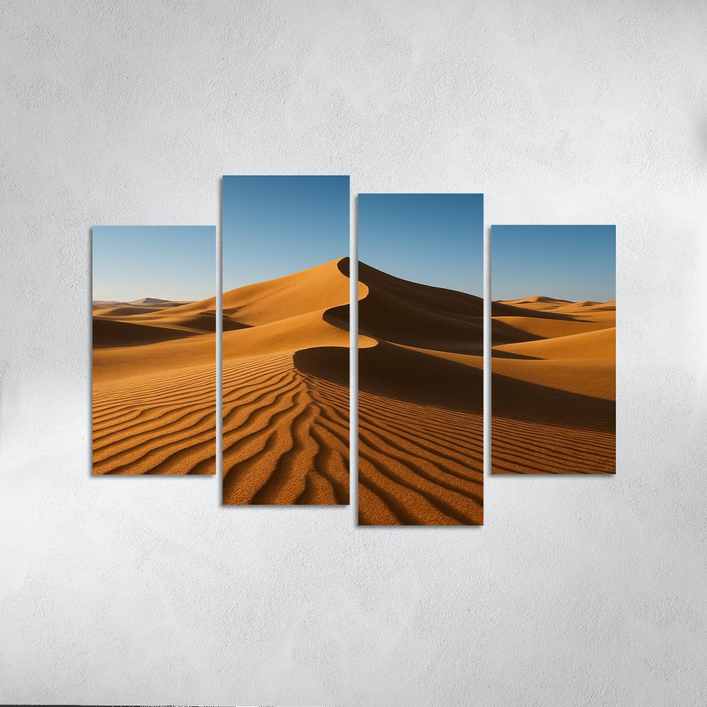 The Golden Dunes Of Silent Desert home decor