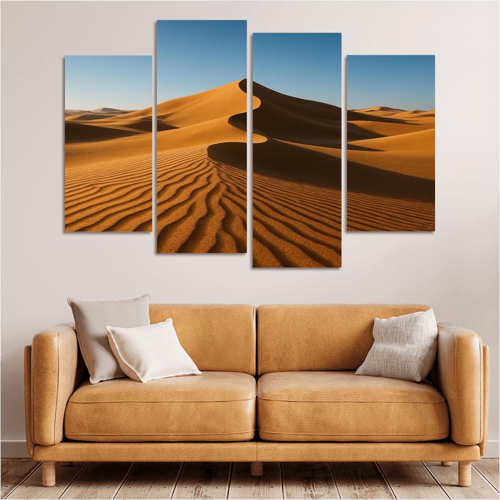 The Golden Dunes Of Silent Desert home decor