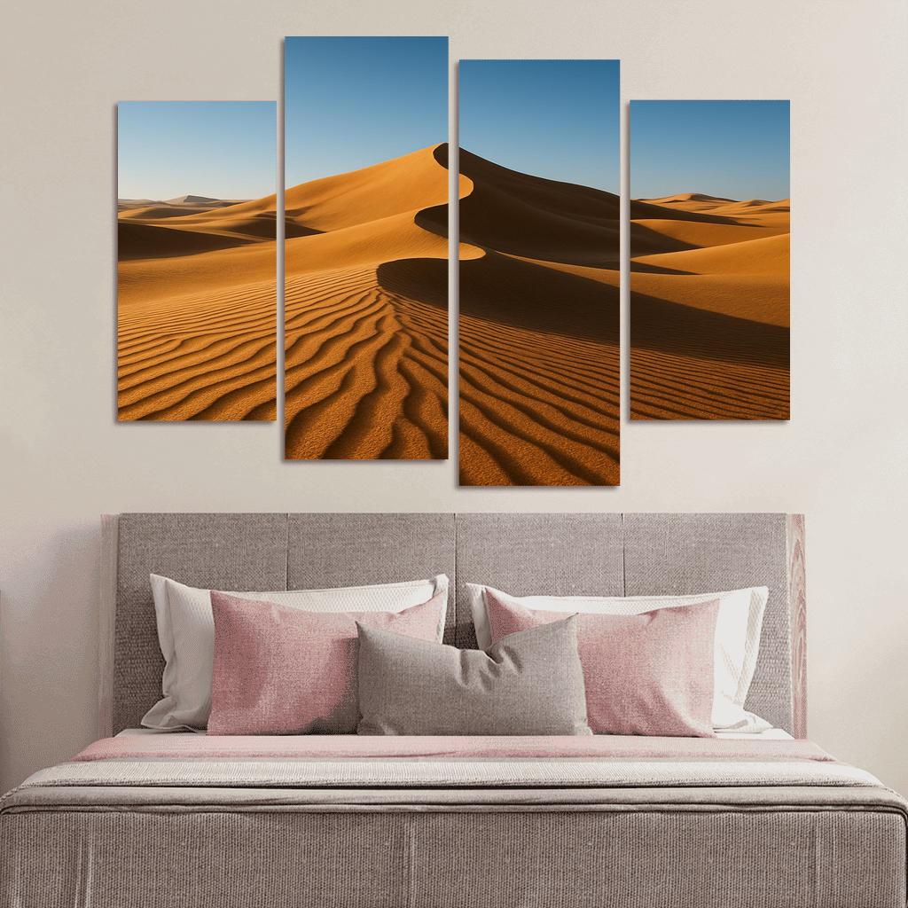 The Golden Dunes Of Silent Desert home decor