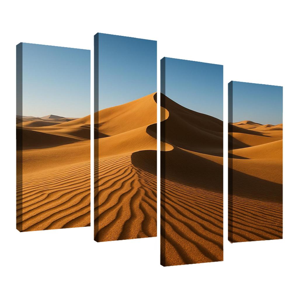 The Golden Dunes Of Silent Desert home decor