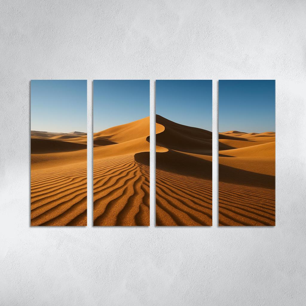 The Golden Dunes Of Silent Desert home decor