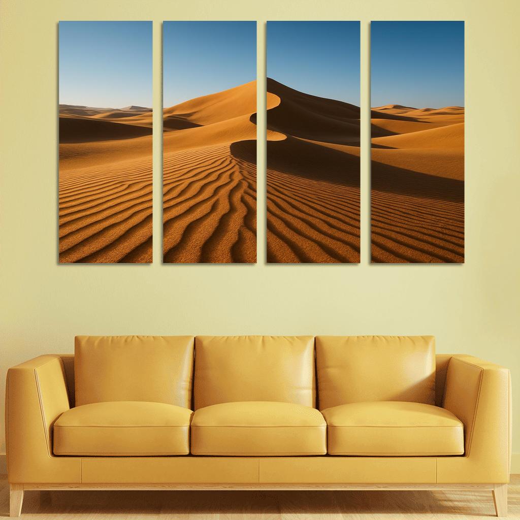 The Golden Dunes Of Silent Desert home decor