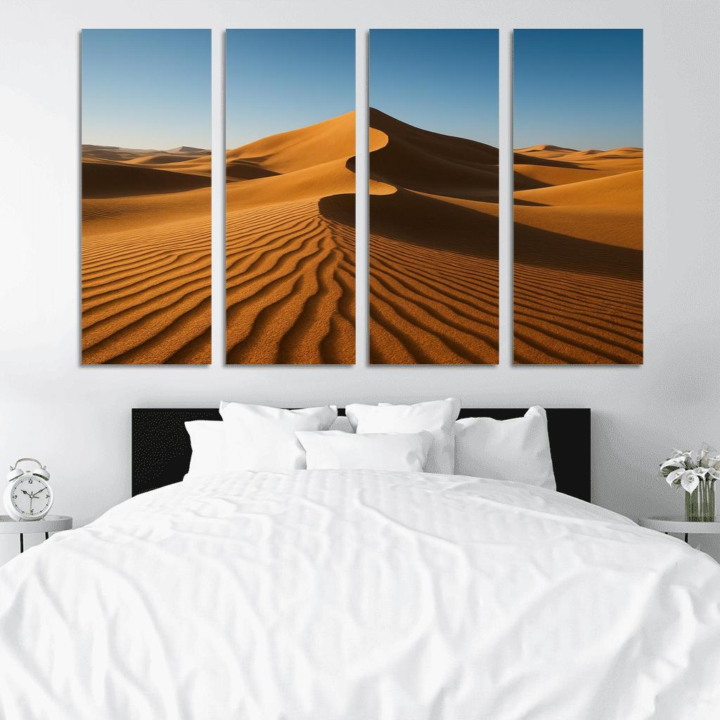 The Golden Dunes Of Silent Desert home decor