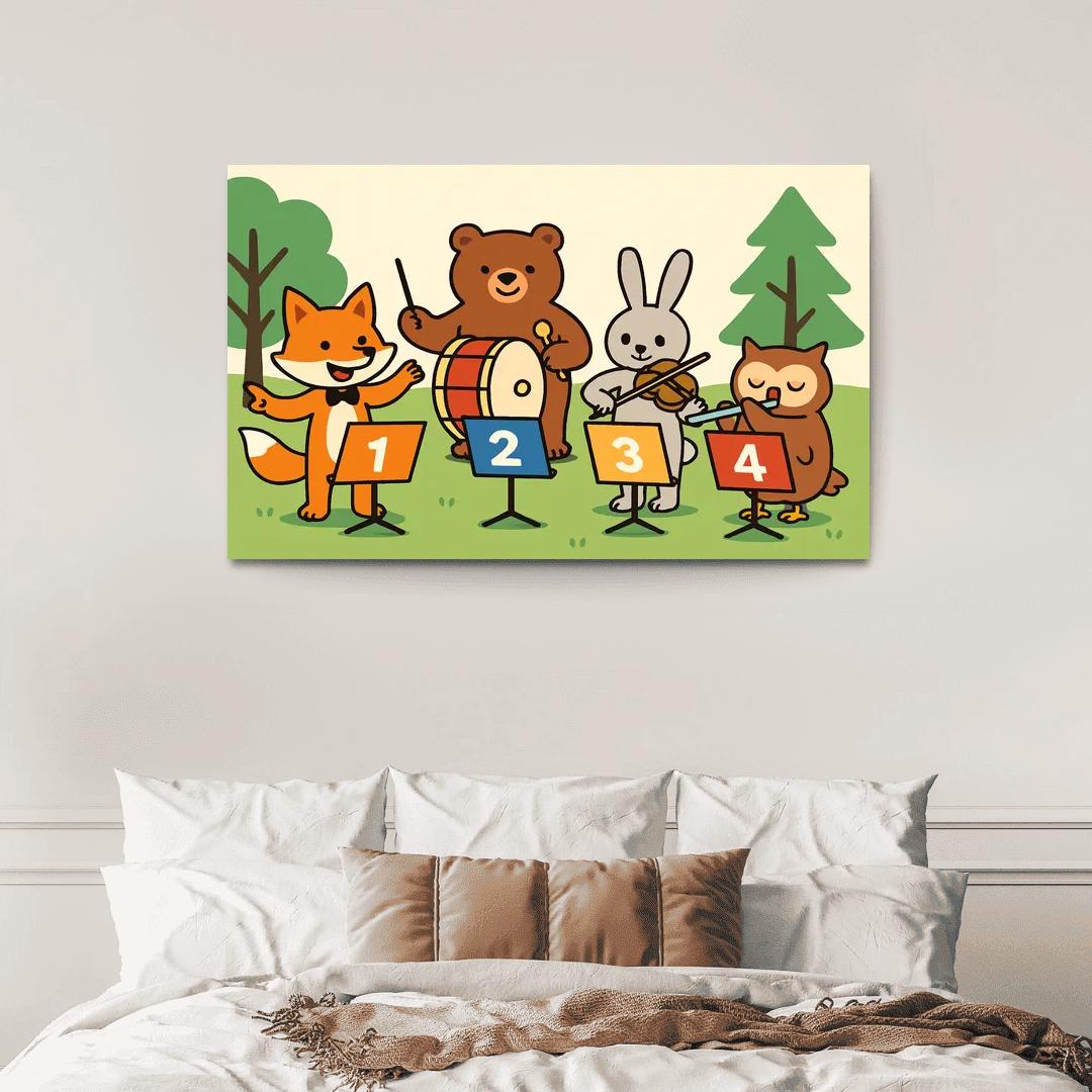 Counting Forest Orchestra premium artwork frames