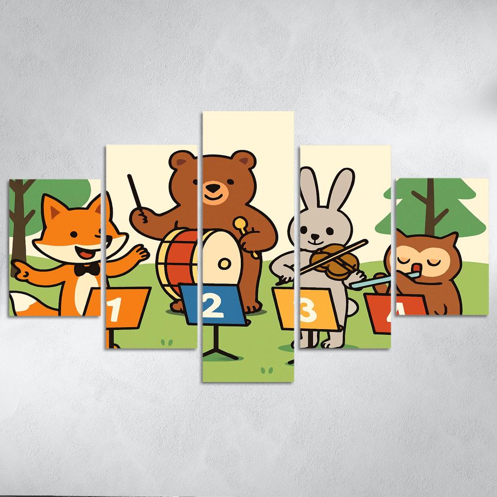 Counting Forest Orchestra premium artwork frames