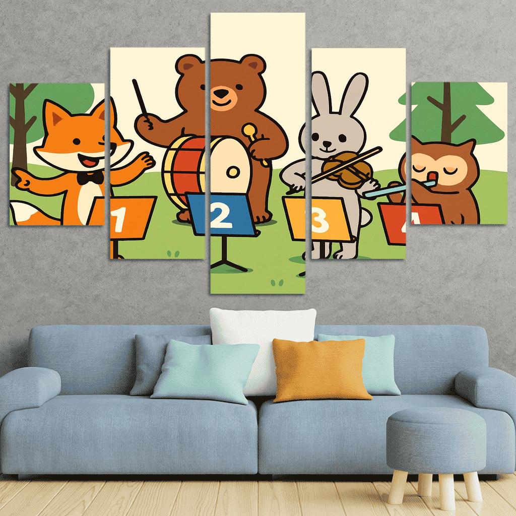 Counting Forest Orchestra premium artwork frames