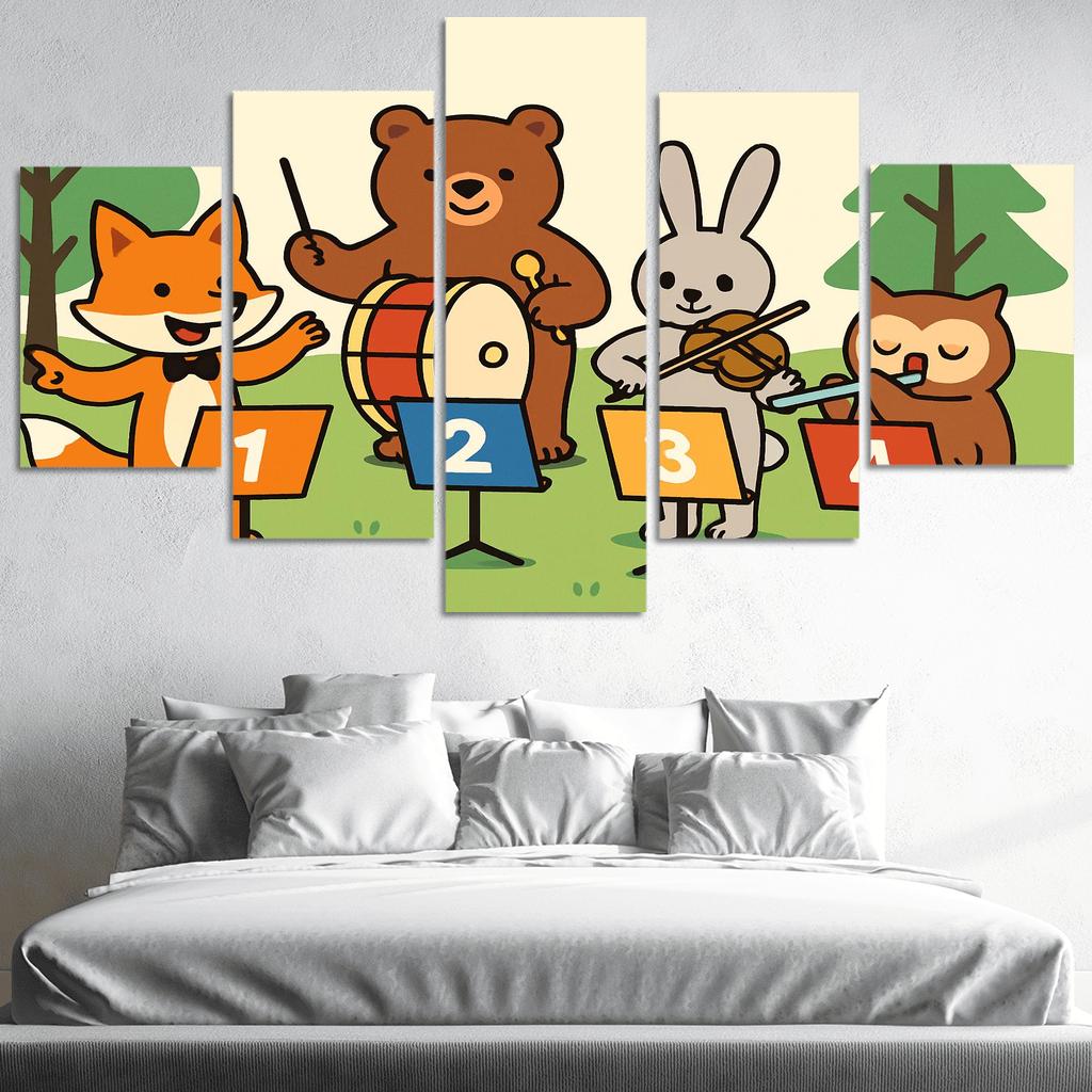 Counting Forest Orchestra premium artwork frames