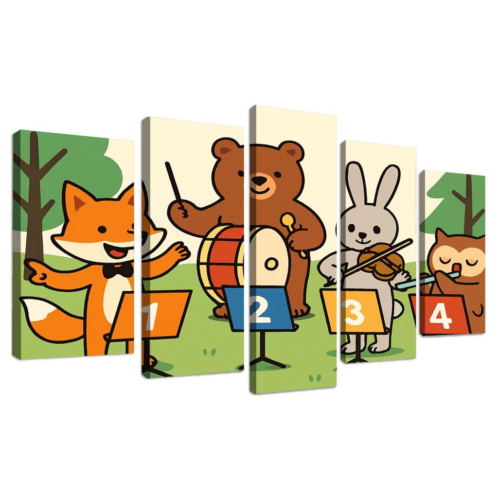 Counting Forest Orchestra premium artwork frames