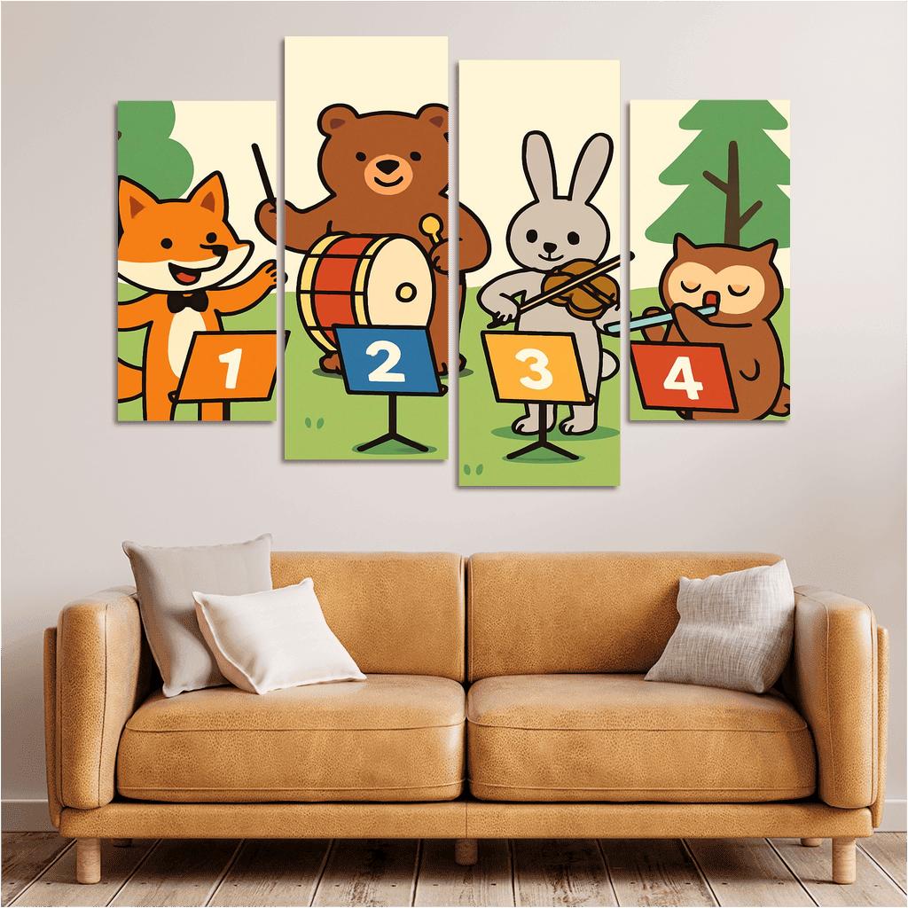 Counting Forest Orchestra premium artwork frames