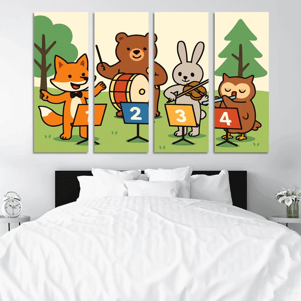 Counting Forest Orchestra premium artwork frames