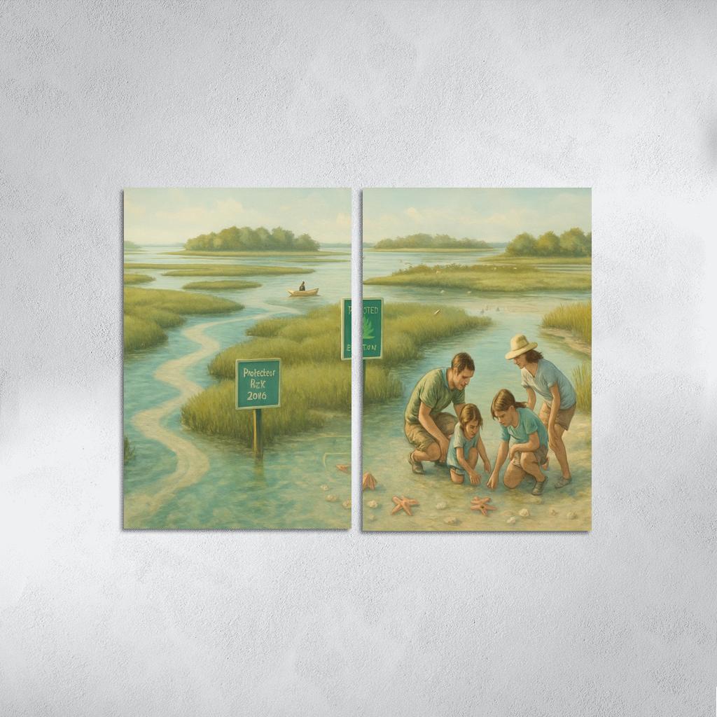 Seagrass Archipelago premium artwork frames