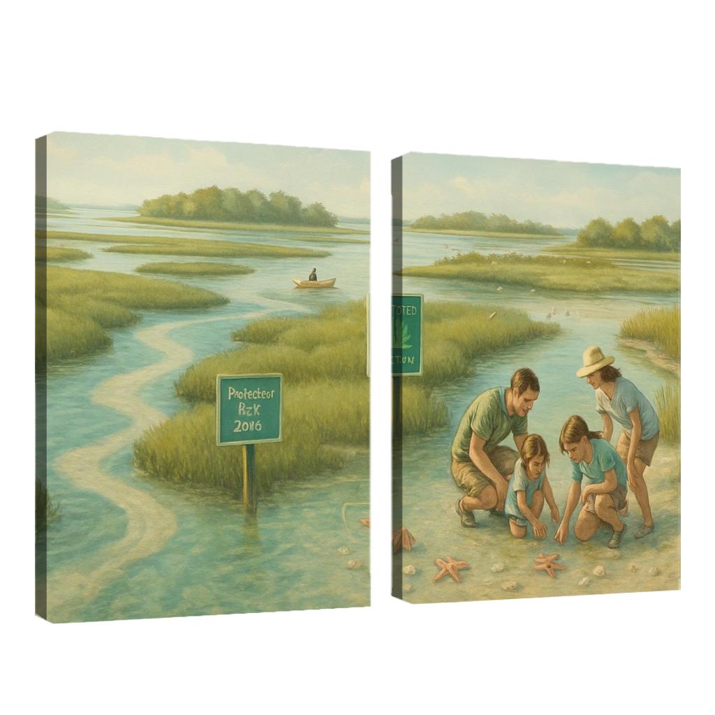 Seagrass Archipelago premium artwork frames