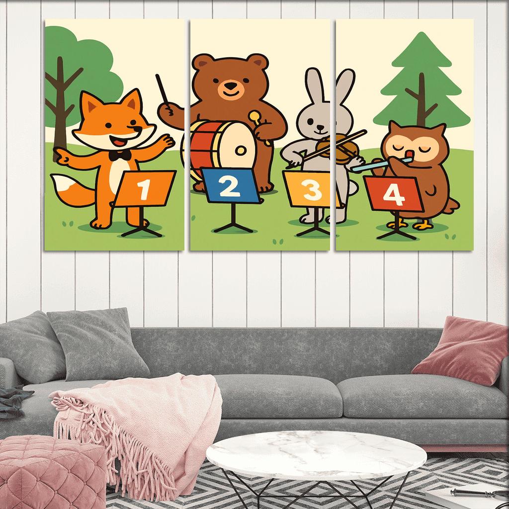 Counting Forest Orchestra premium artwork frames