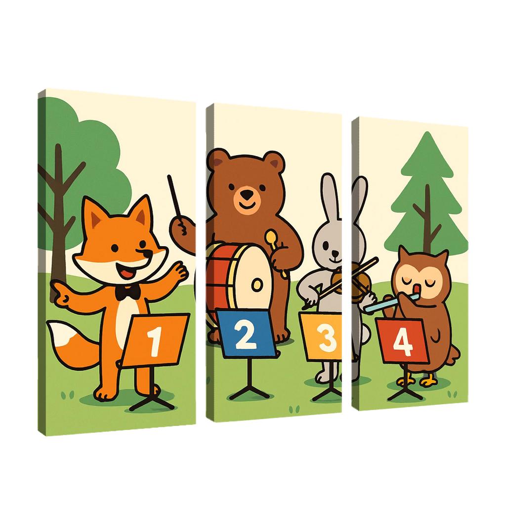 Counting Forest Orchestra premium artwork frames
