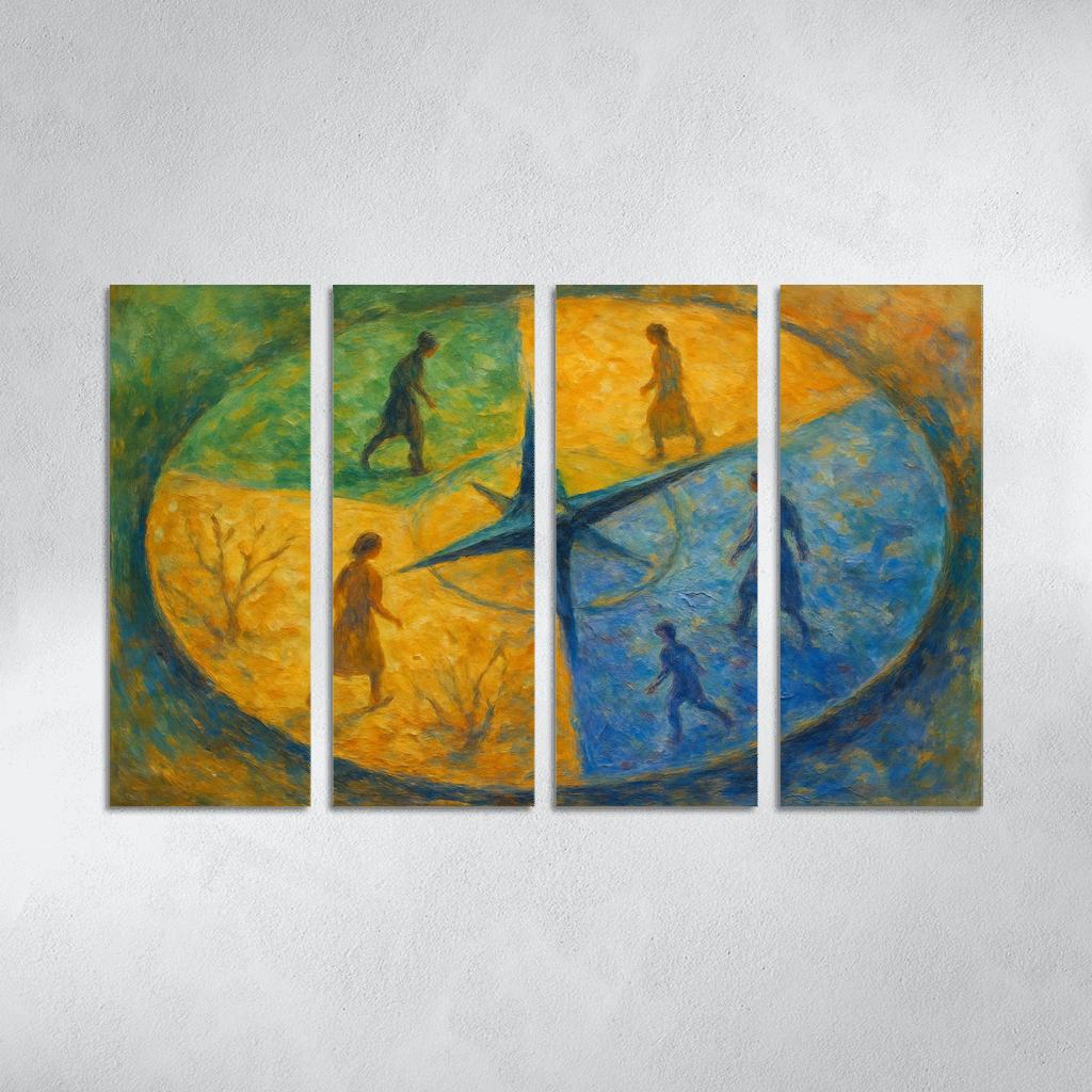 Compass Of Inner Seasons framed paintings