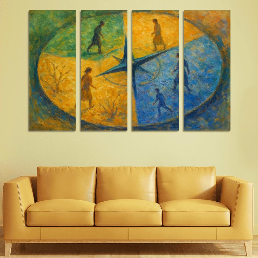 Compass Of Inner Seasons framed paintings