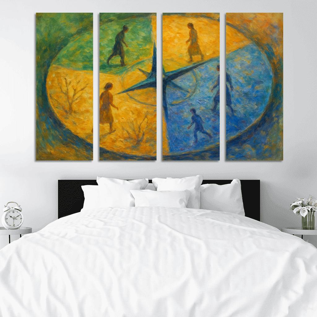 Compass Of Inner Seasons framed paintings