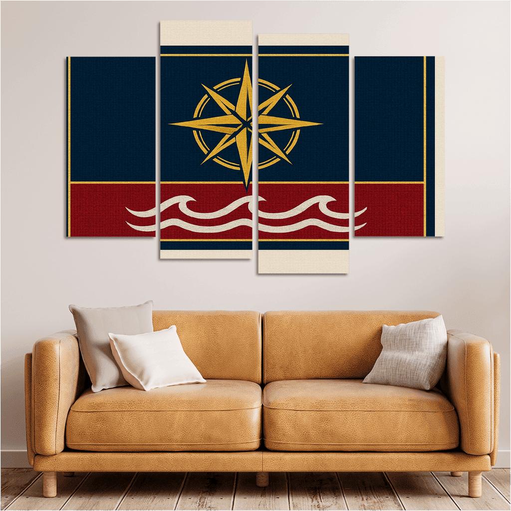 Merchant Republic Standard abstract paintings frame