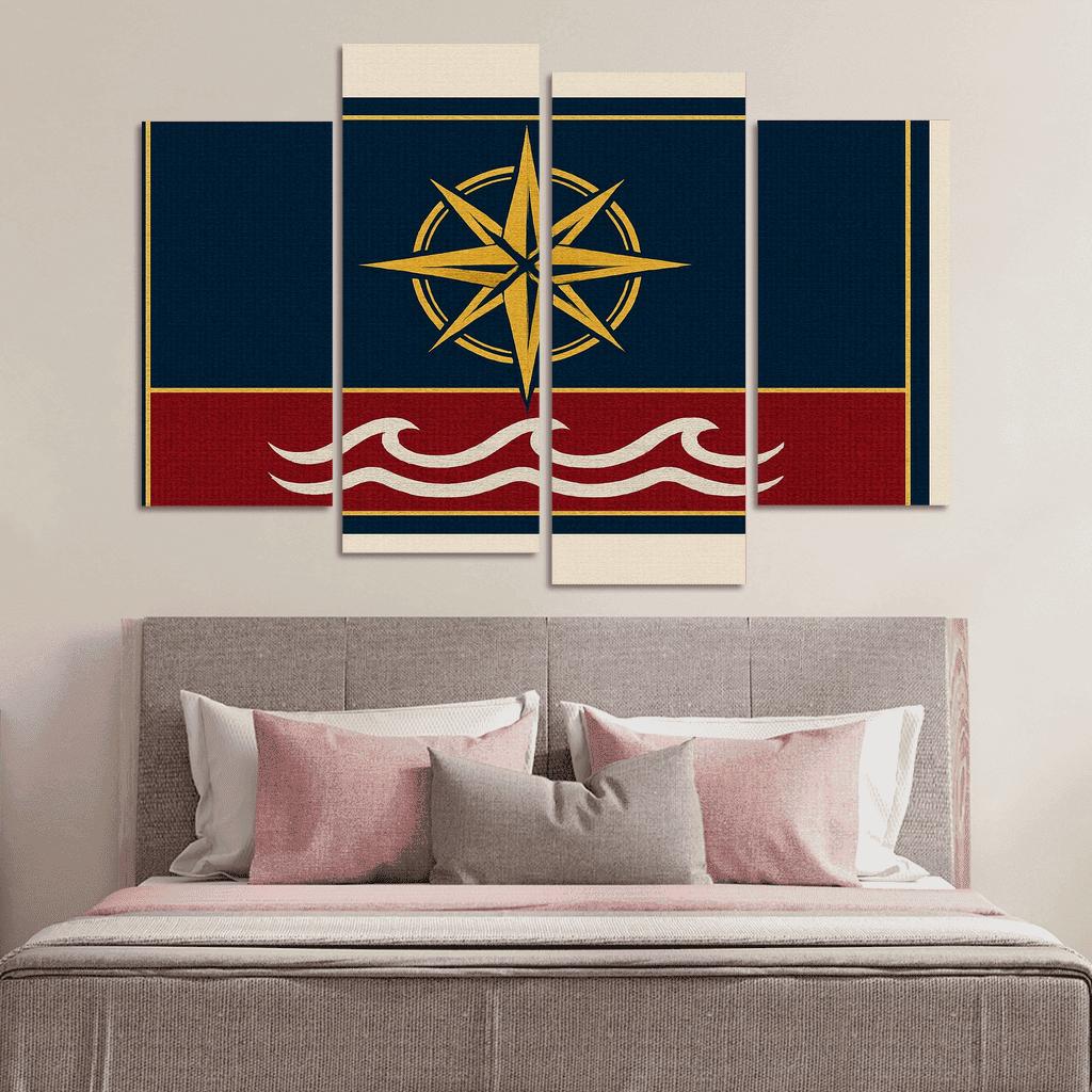 Merchant Republic Standard abstract paintings frame