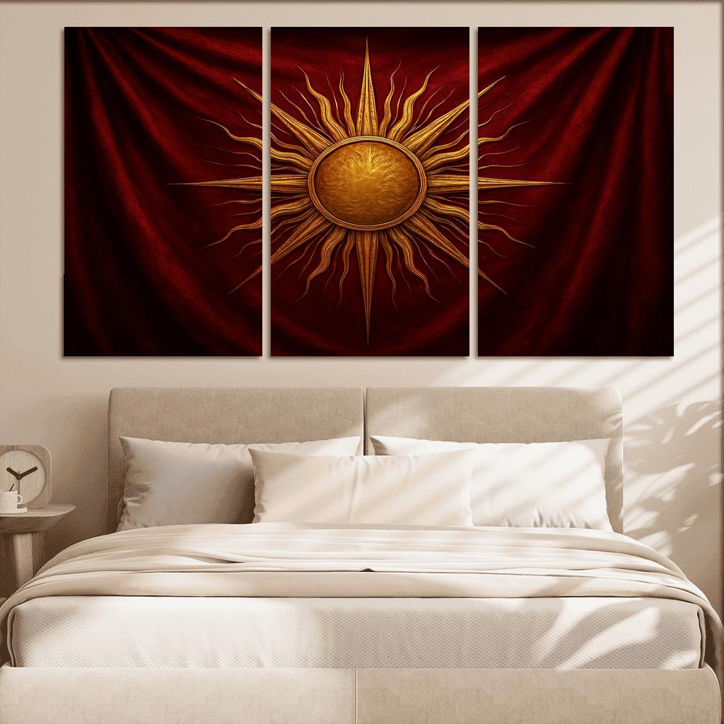 Golden Radiance Of A Majestic Emblem home decor
