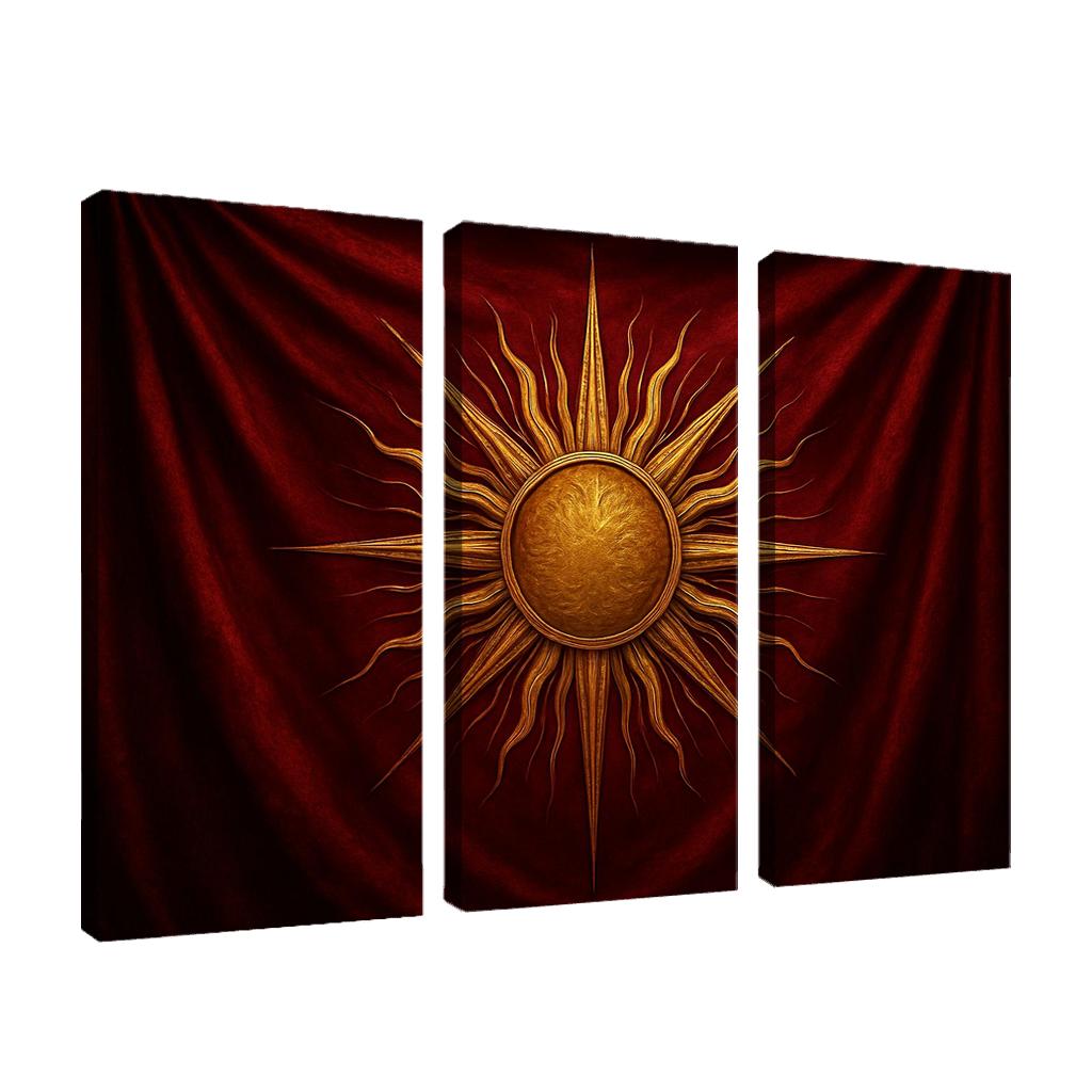 Golden Radiance Of A Majestic Emblem home decor