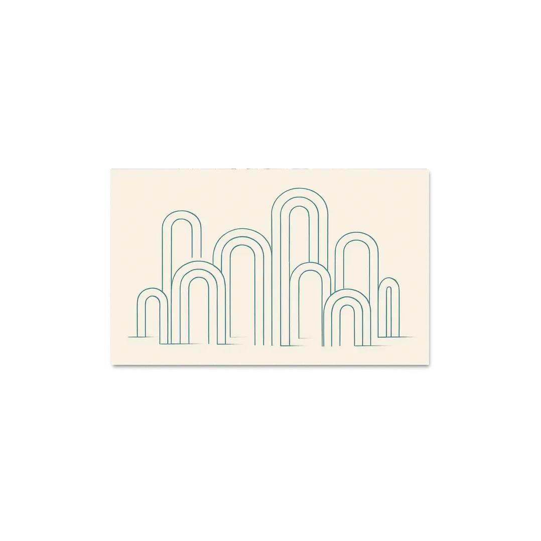 Whispering Arches custom paintings frame