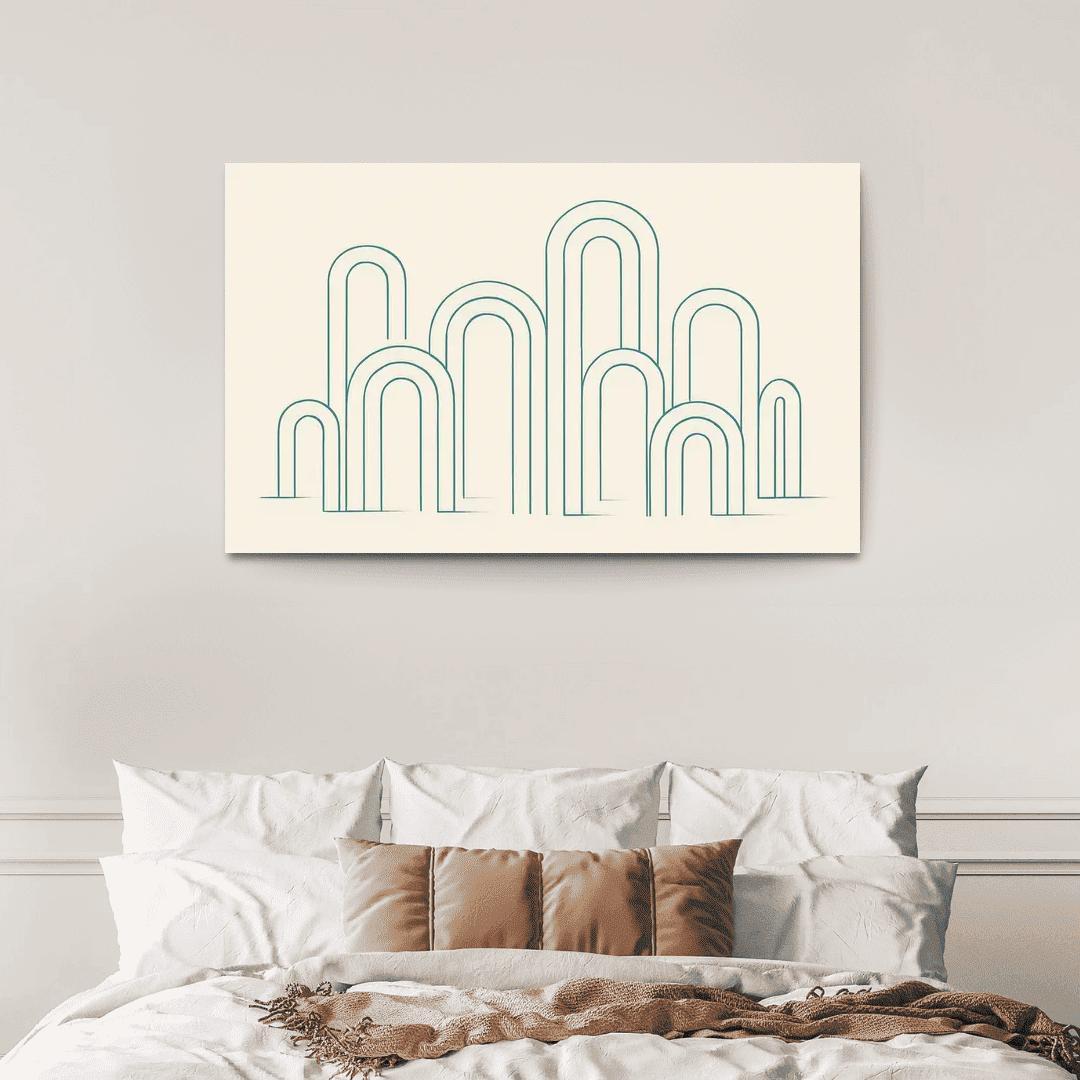 Whispering Arches custom paintings frame