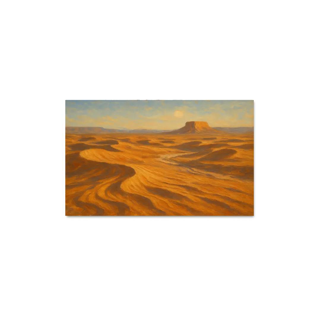 Amber Dunes Of Silent Basin wall art