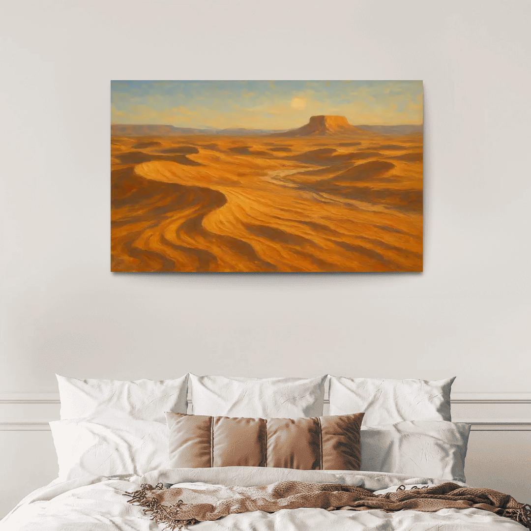 Amber Dunes Of Silent Basin wall art