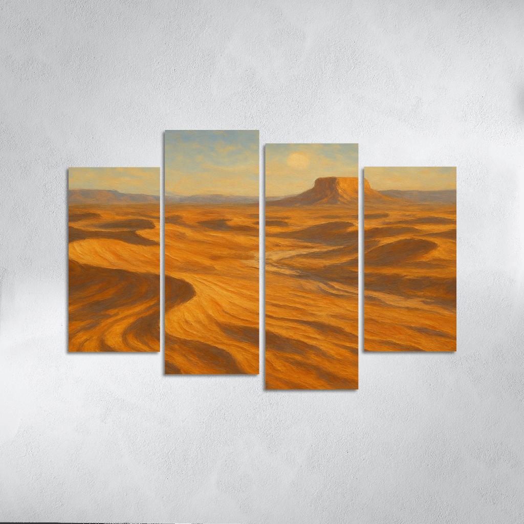 Amber Dunes Of Silent Basin wall art