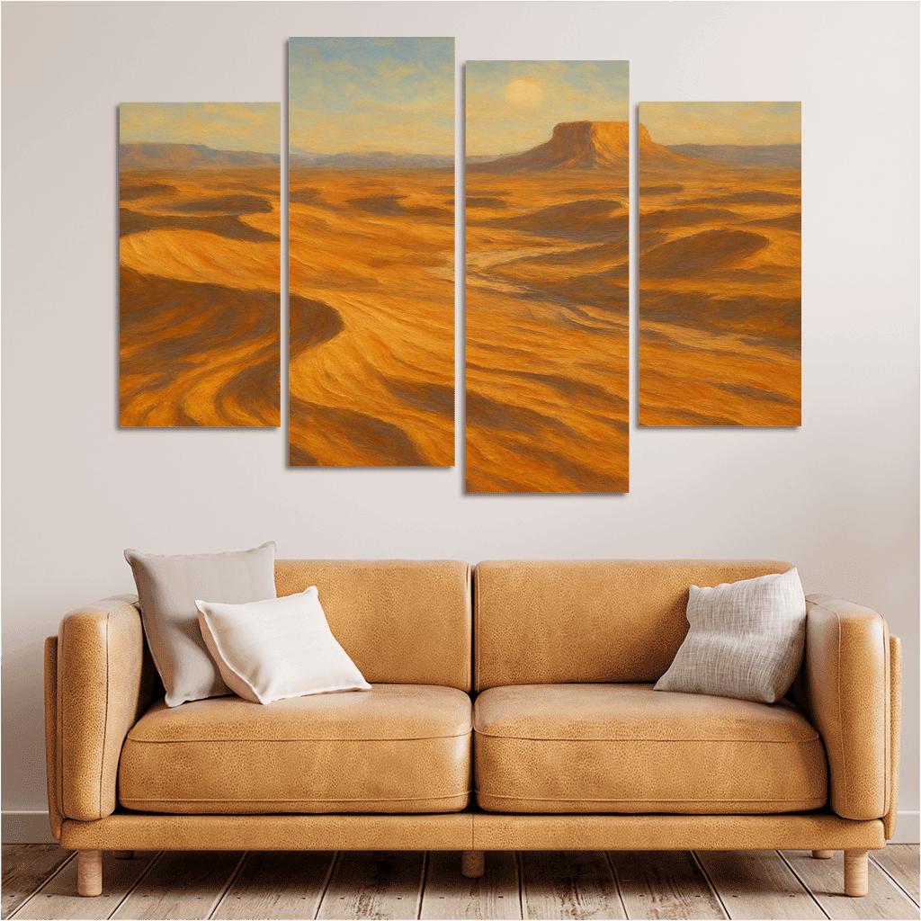 Amber Dunes Of Silent Basin wall art