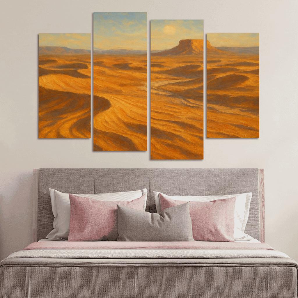 Amber Dunes Of Silent Basin wall art