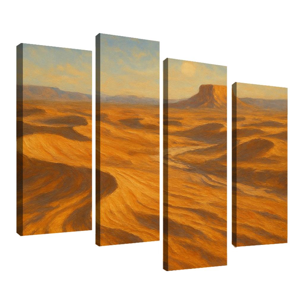 Amber Dunes Of Silent Basin wall art