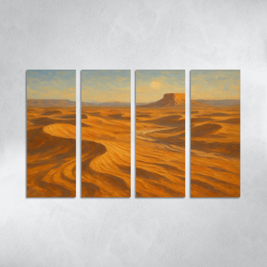 Amber Dunes Of Silent Basin wall art