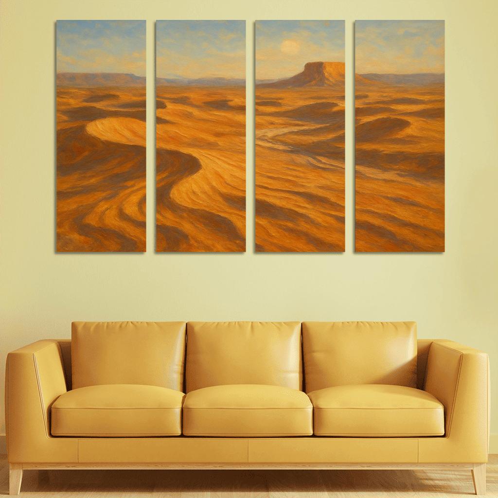 Amber Dunes Of Silent Basin wall art