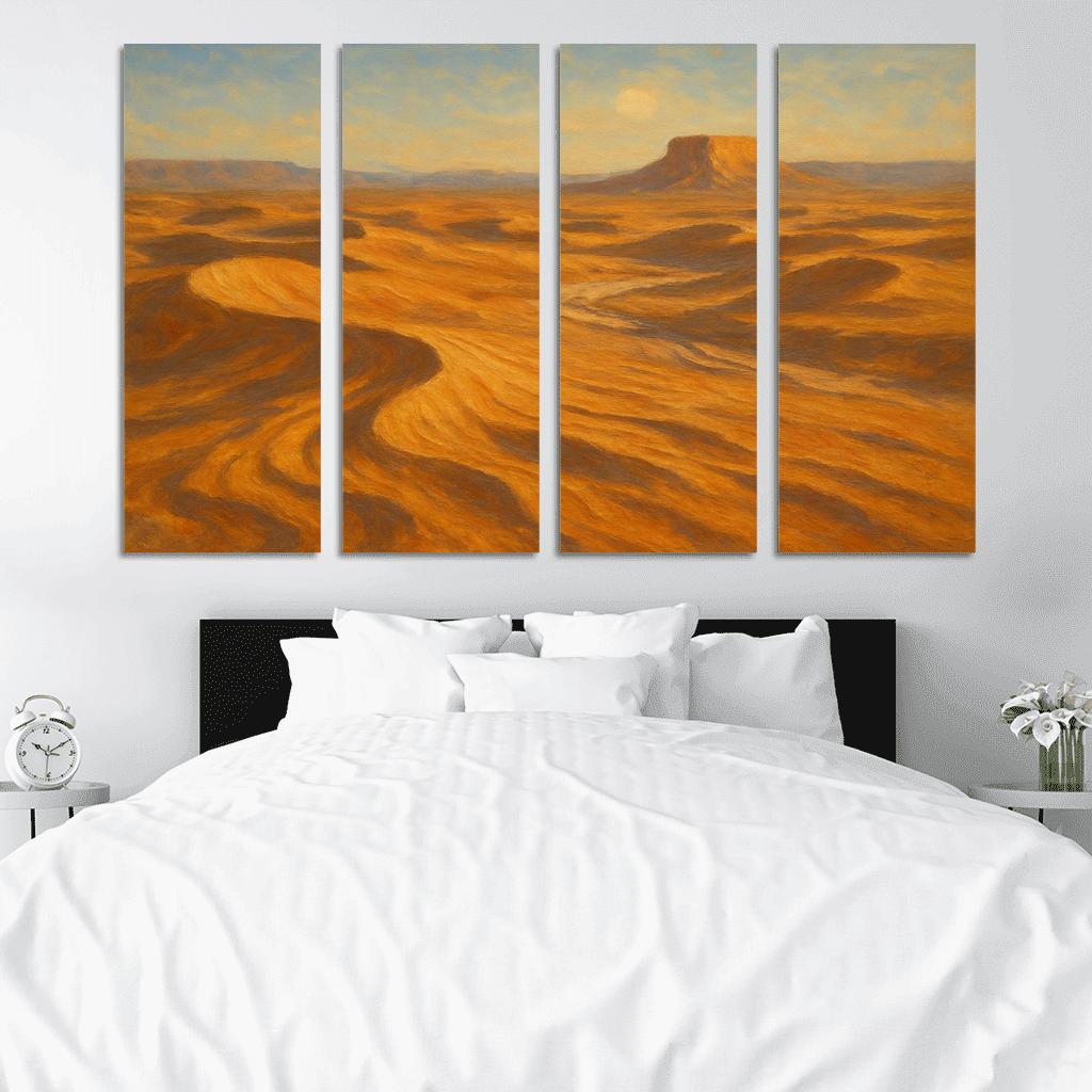 Amber Dunes Of Silent Basin wall art