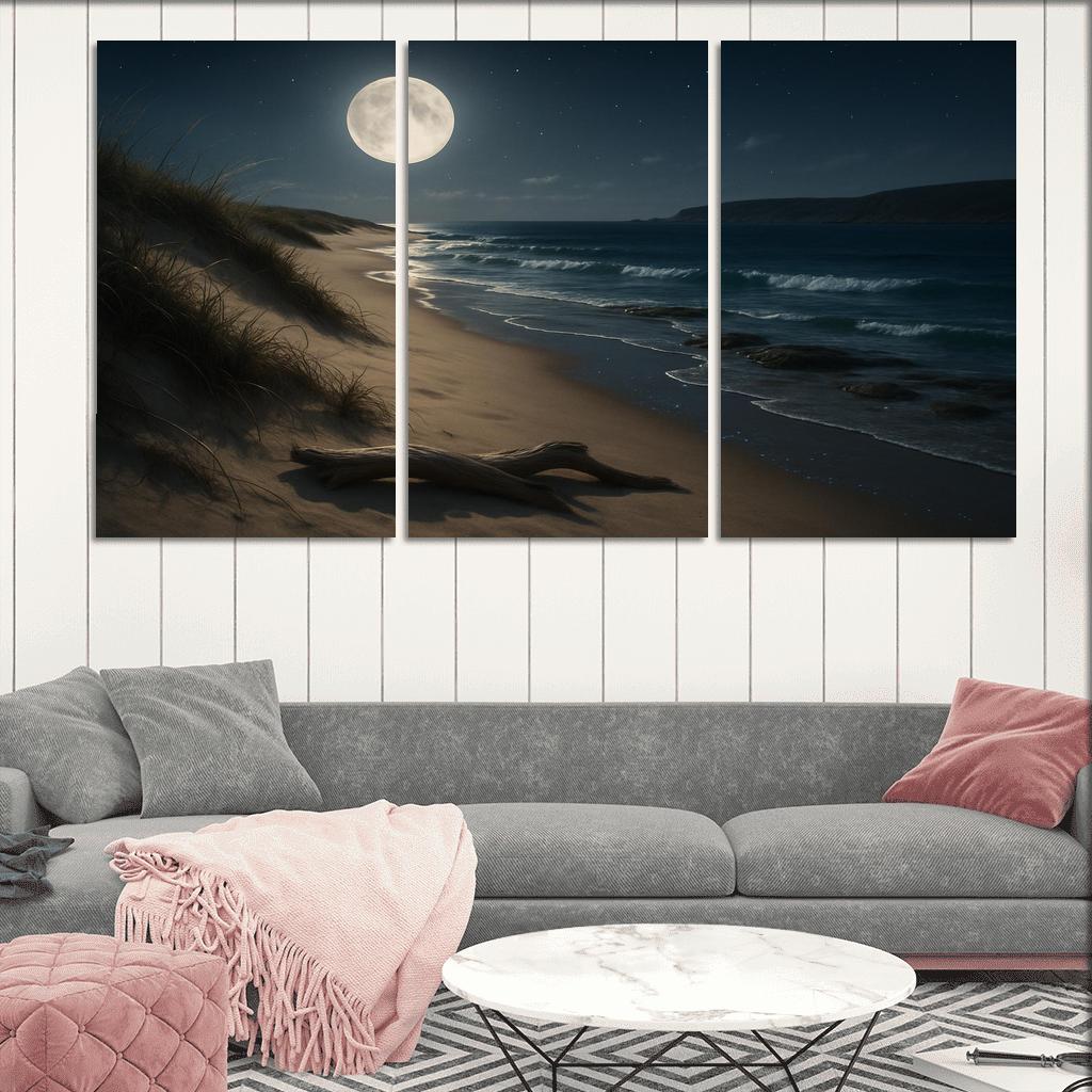 Moonlit Dune Crescent wall decor