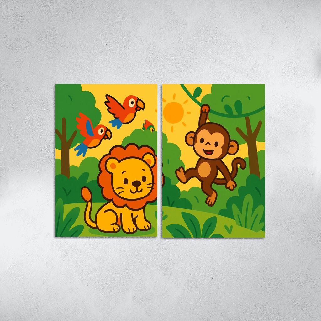 Joyful Jungle Safari home decor