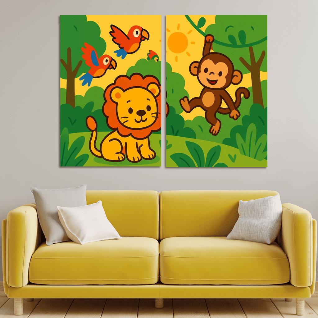 Joyful Jungle Safari home decor