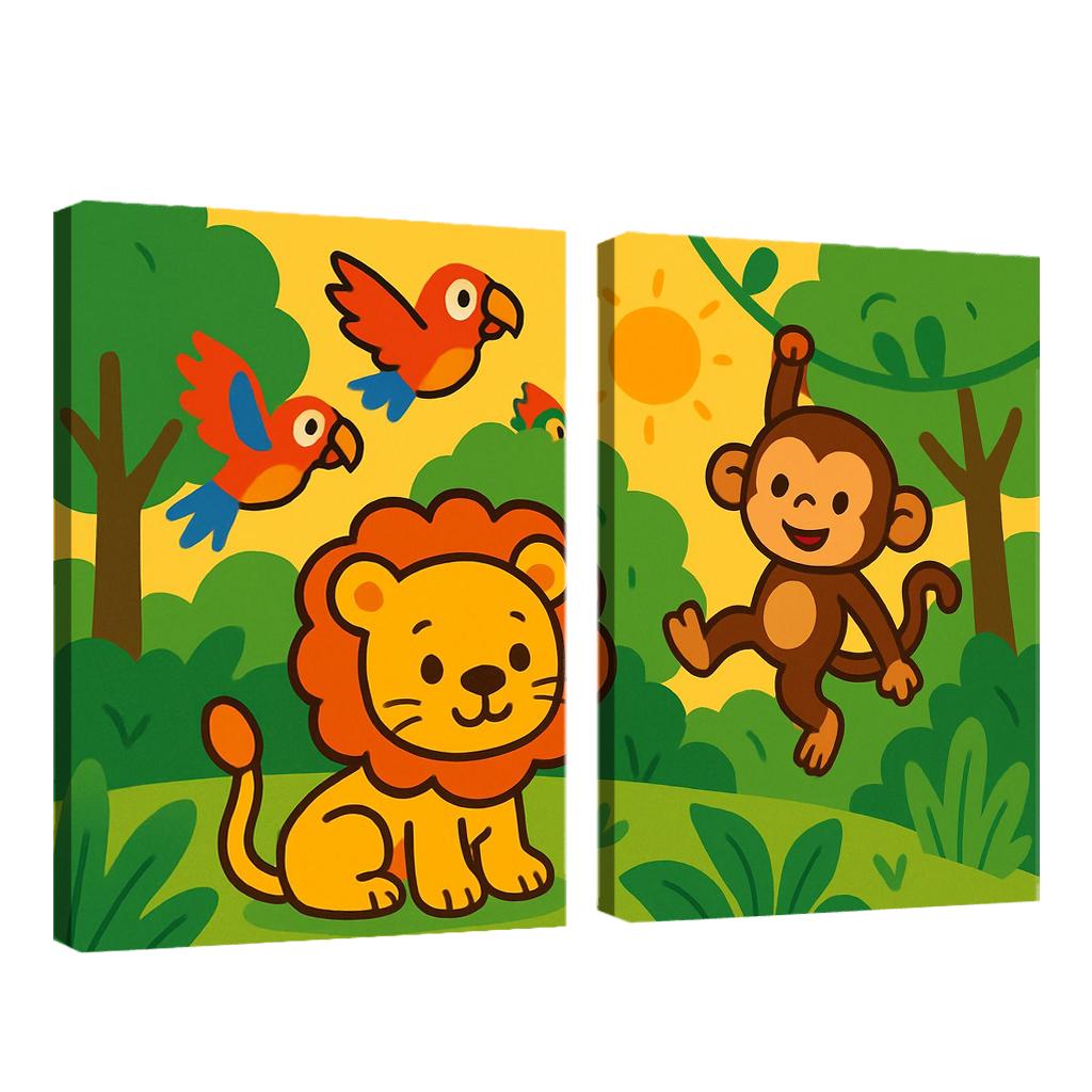 Joyful Jungle Safari home decor