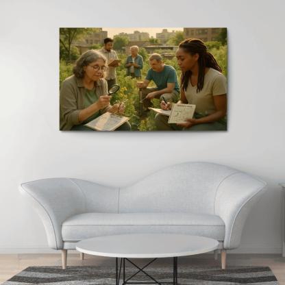 Urban Ecology And Community Science oil paintings frame