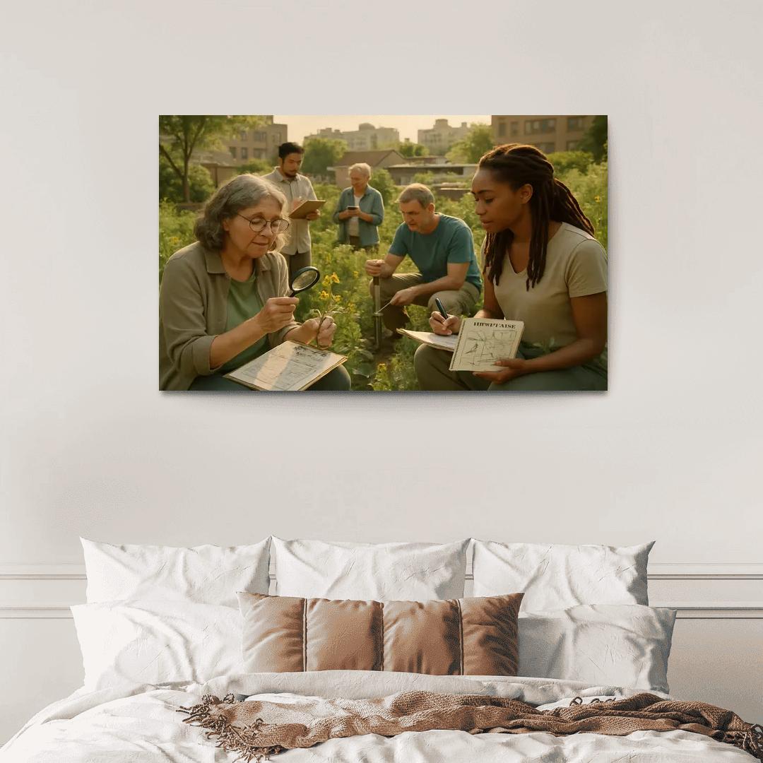 Urban Ecology And Community Science oil paintings frame