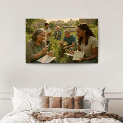 Urban Ecology And Community Science oil paintings frame