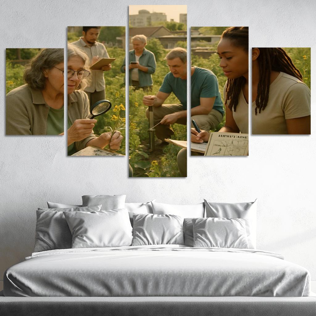 Urban Ecology And Community Science oil paintings frame