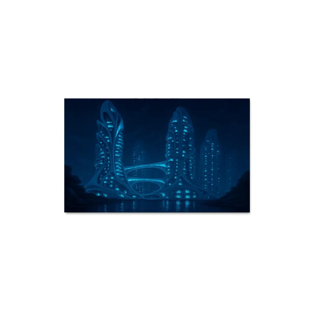 Bioluminescent Habitat Towers decor